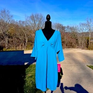 NWT Trina Turk Dress- beautiful blue dressy dress
